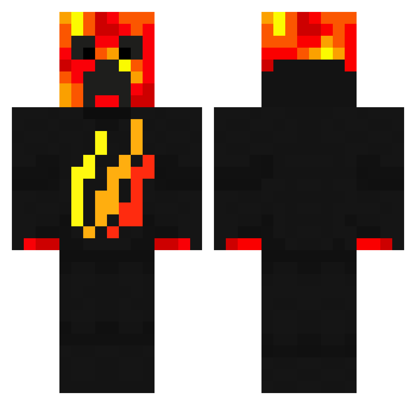ISuckAtThe_Game Minecraft skin, front and back view