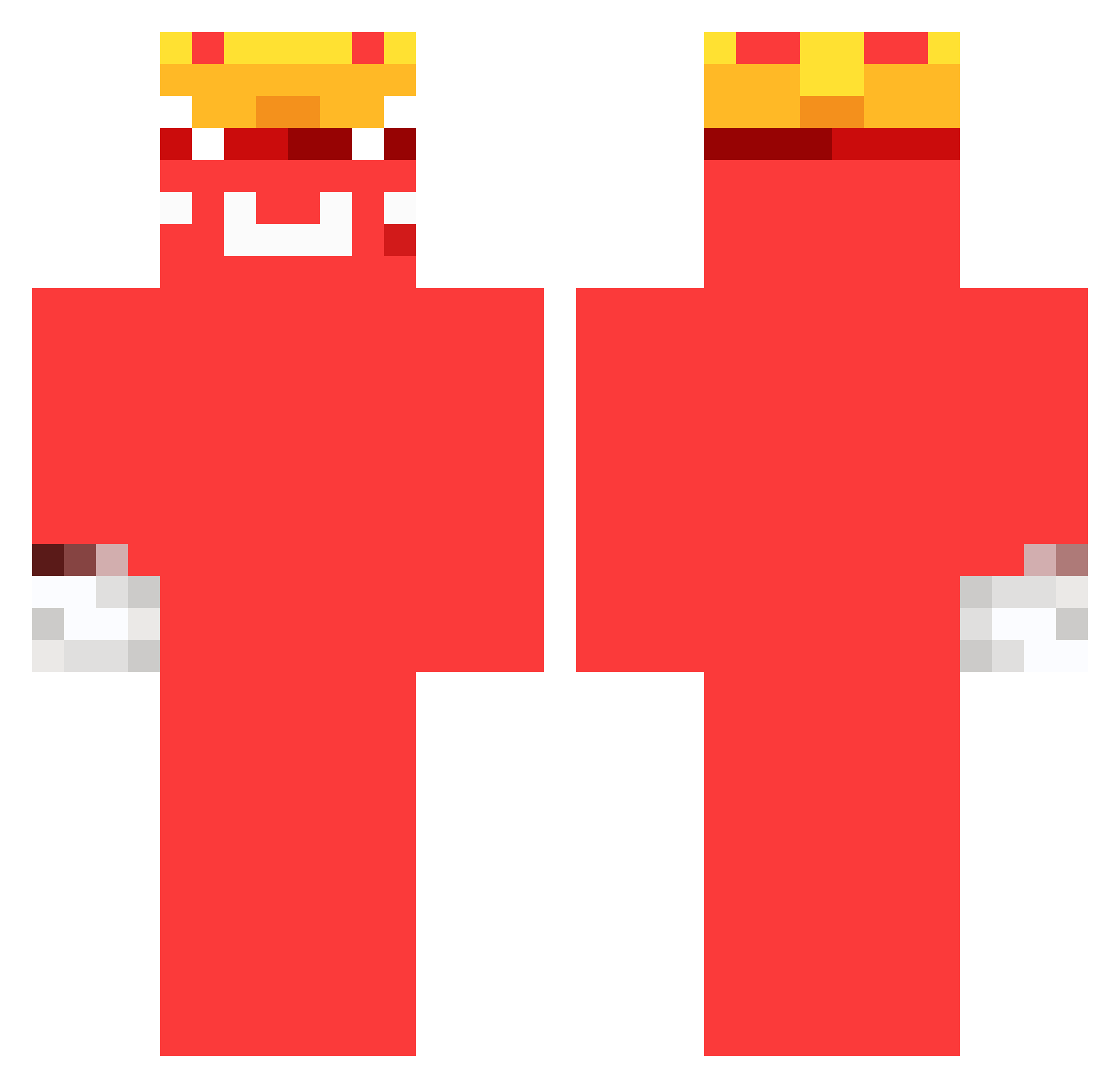 darylwithaspoon Minecraft skin, front and back view