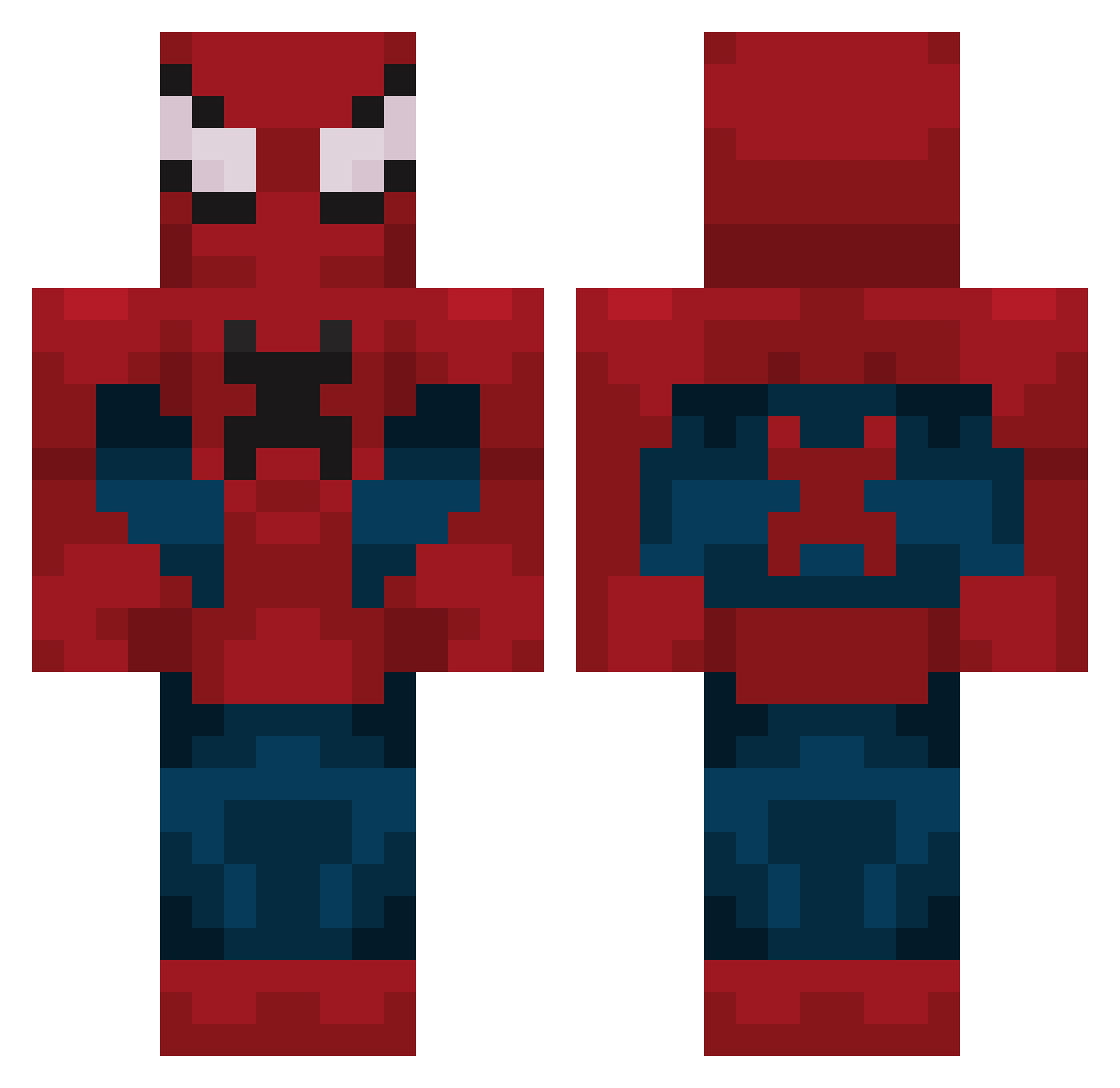 TauntonLaptop07 Minecraft skin, front and back view
