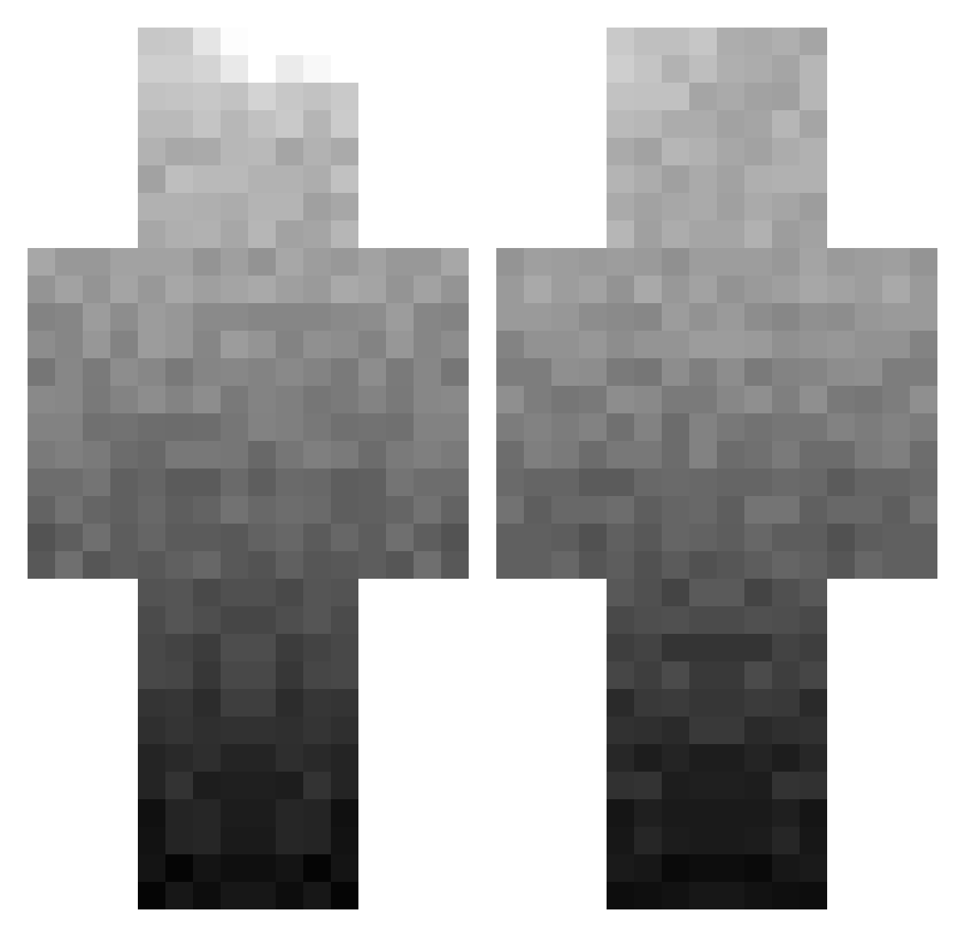 SWTM42 Minecraft skin, front and back view