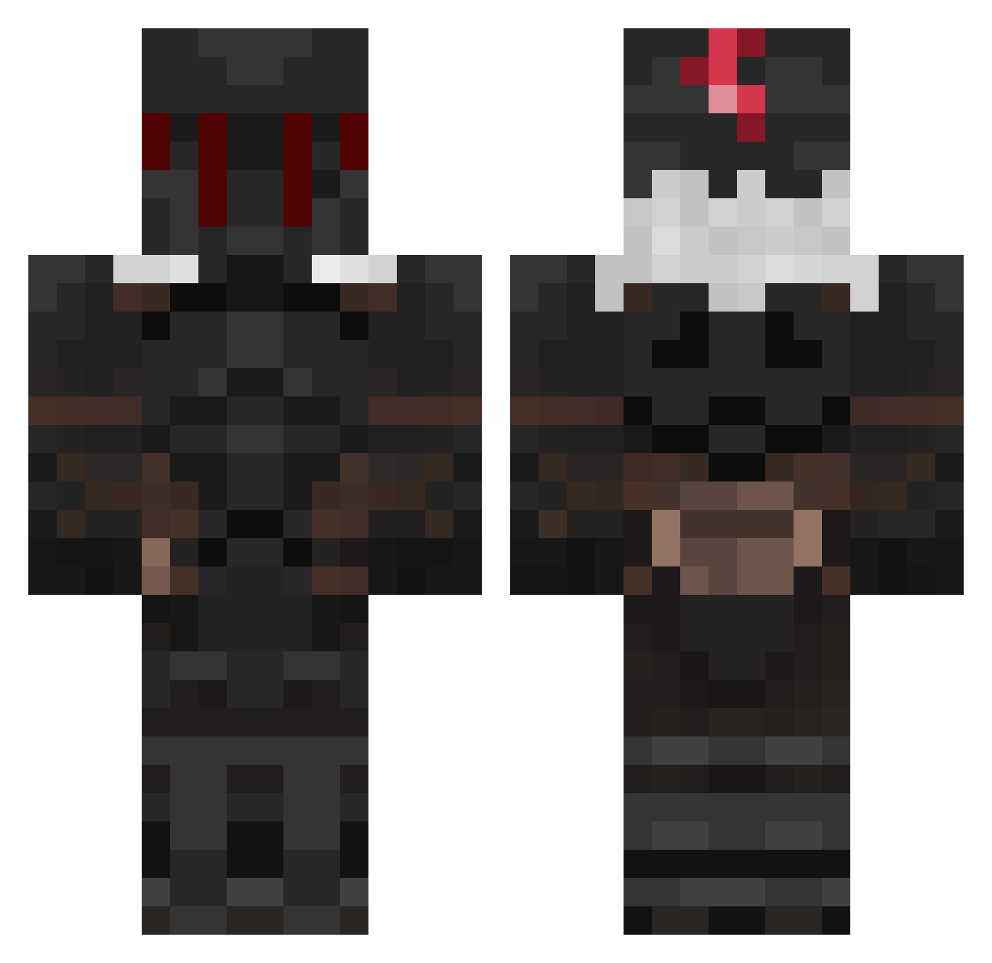 kelis13 Minecraft skin, front and back view