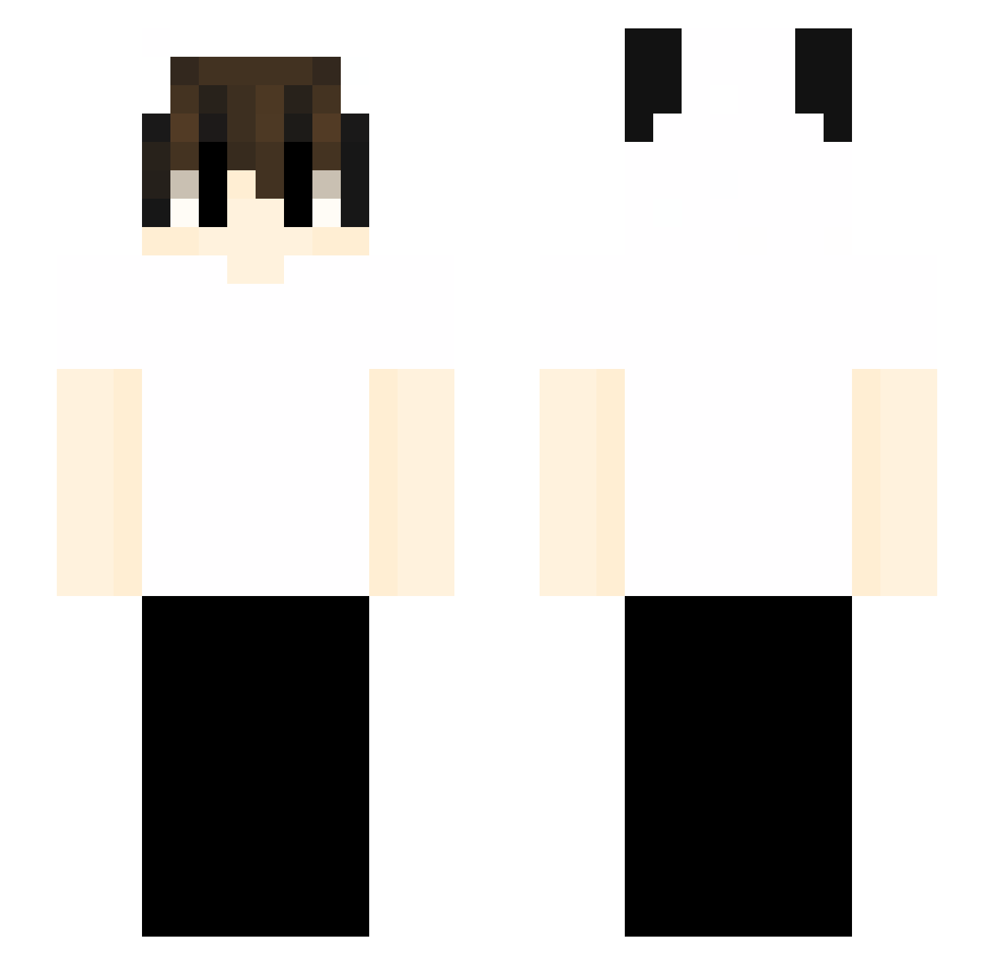 T_1000_omega Minecraft skin, front and back view