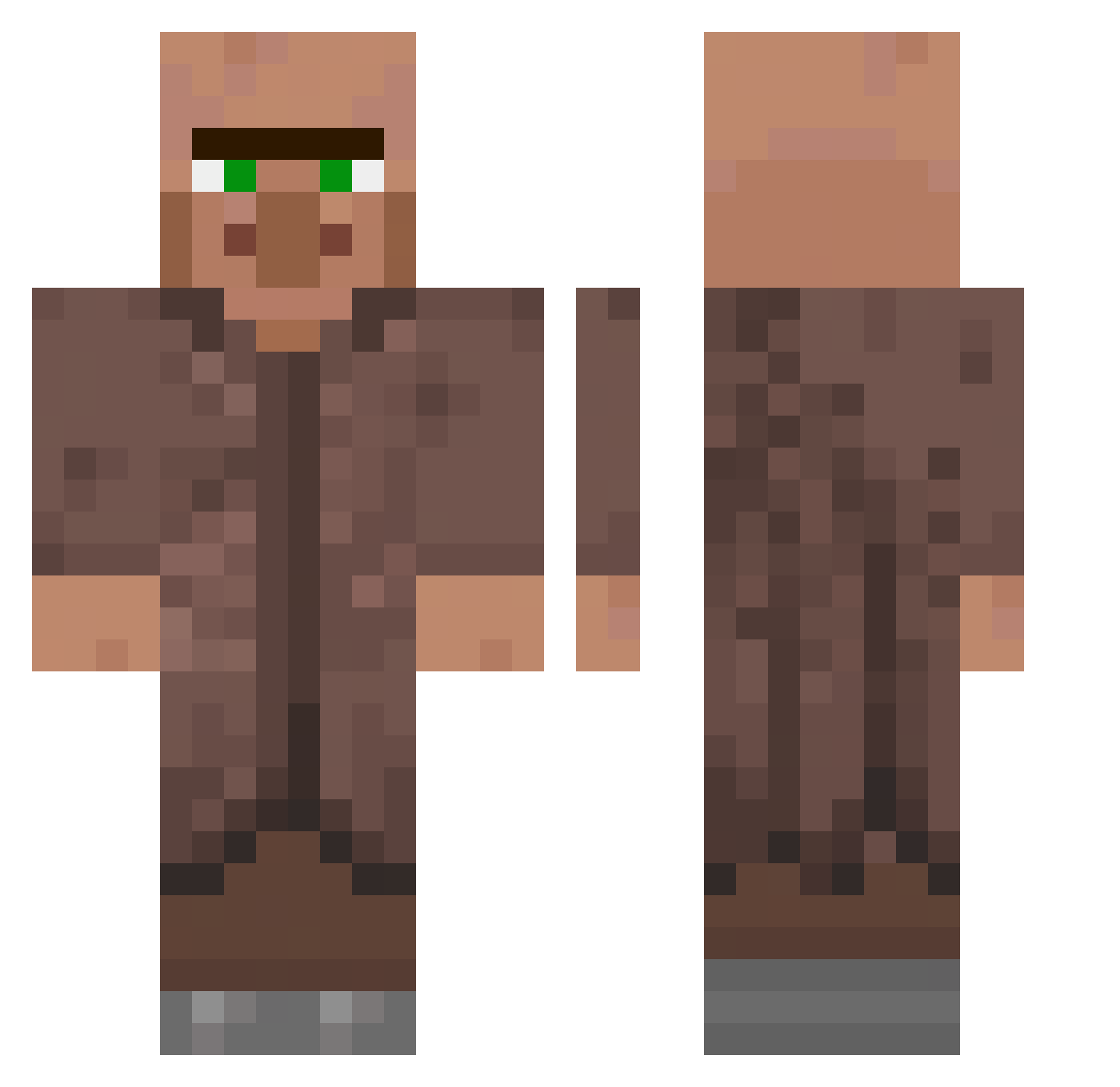 gvarvar123 Minecraft skin, front and back view