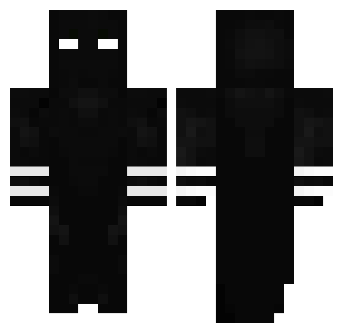 bunnyAlt02 Minecraft skin, front and back view