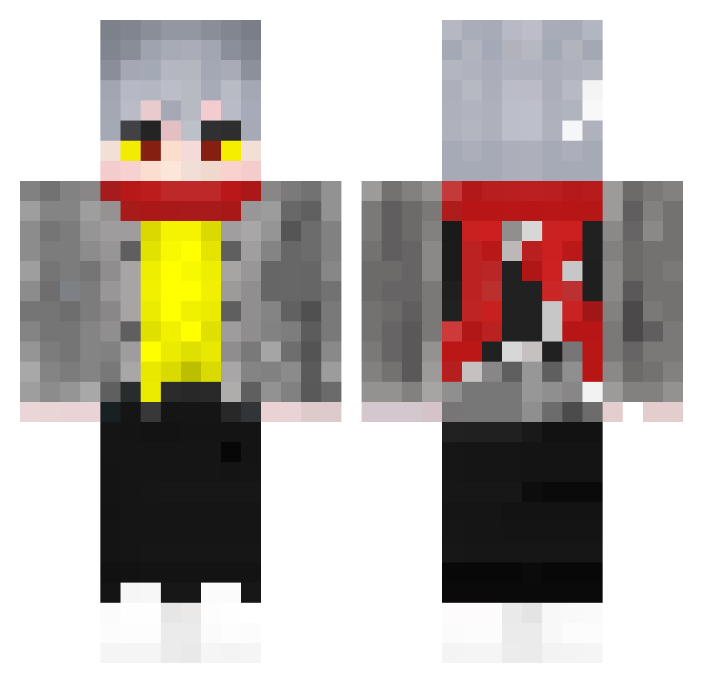 soni9254 Minecraft skin, front and back view