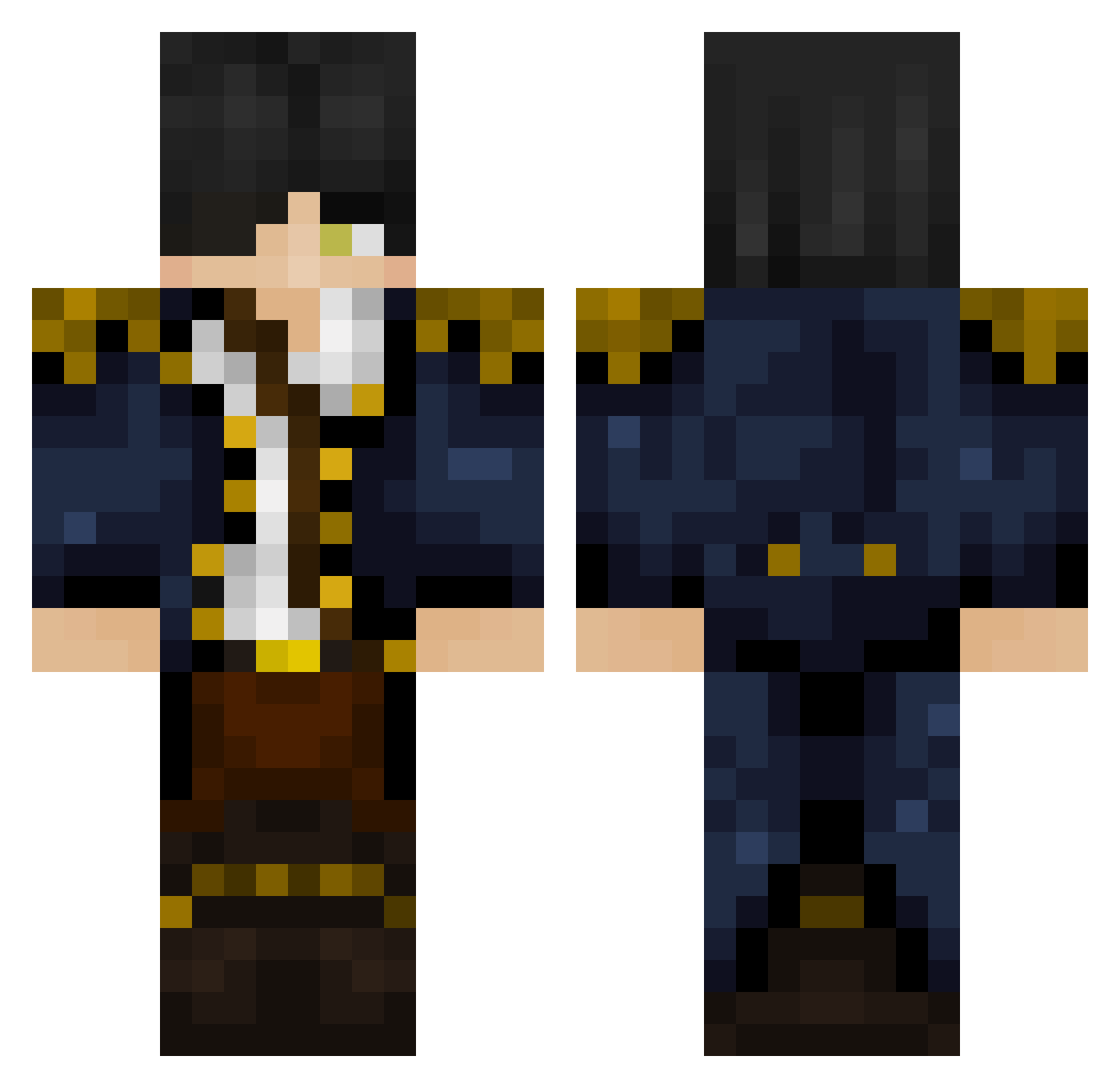 Mc_Ulo Minecraft skin, front and back view
