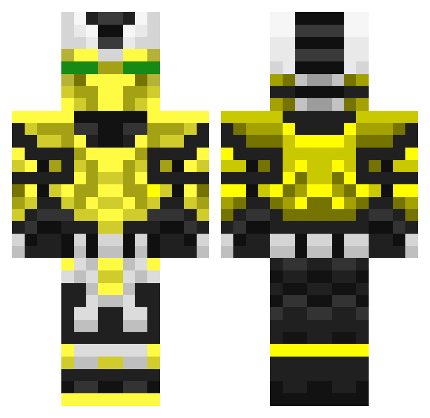 tatitaax Minecraft skin, front and back view