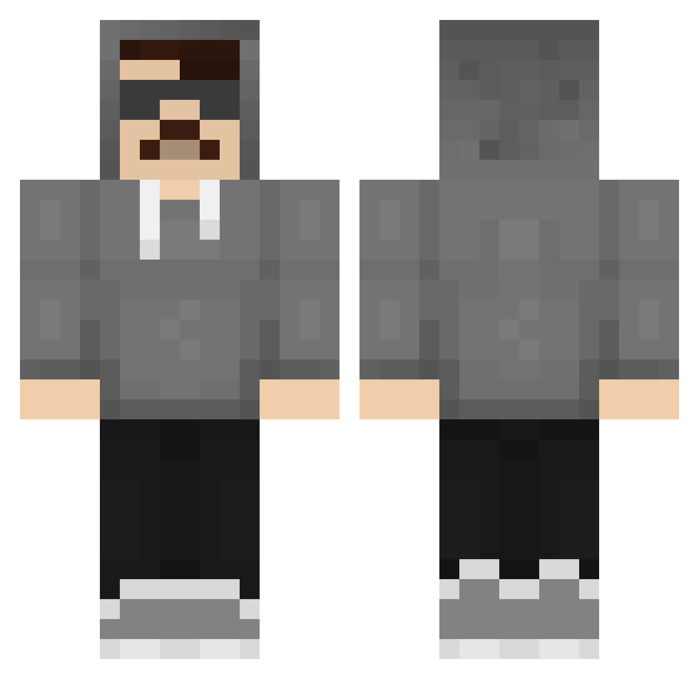 someStranger8 Minecraft skin, front and back view