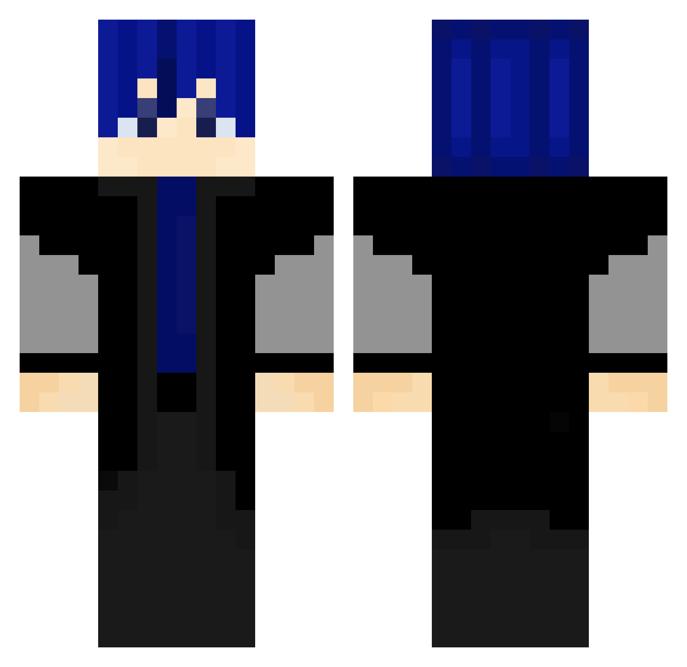 dweffwefg Minecraft skin, front and back view