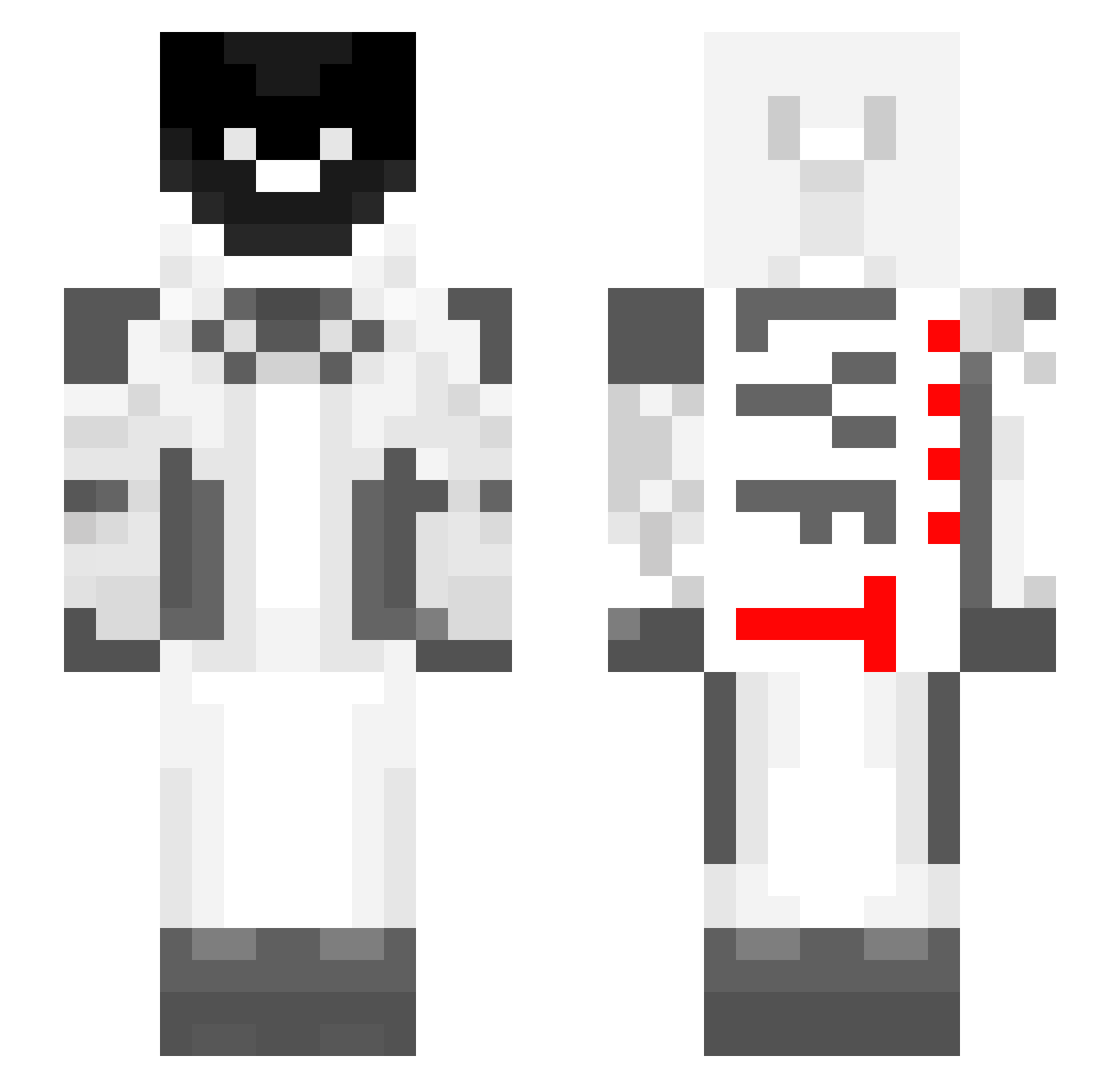 SnulleErDejligt Minecraft skin, front and back view
