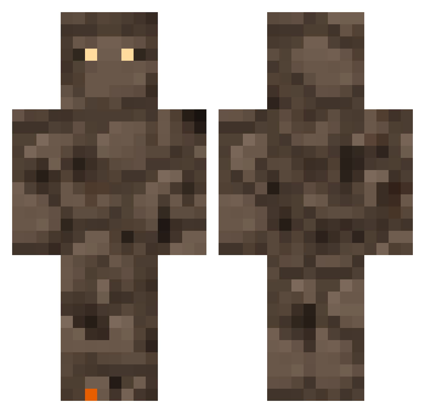 twistedtricks Minecraft skin, front and back view