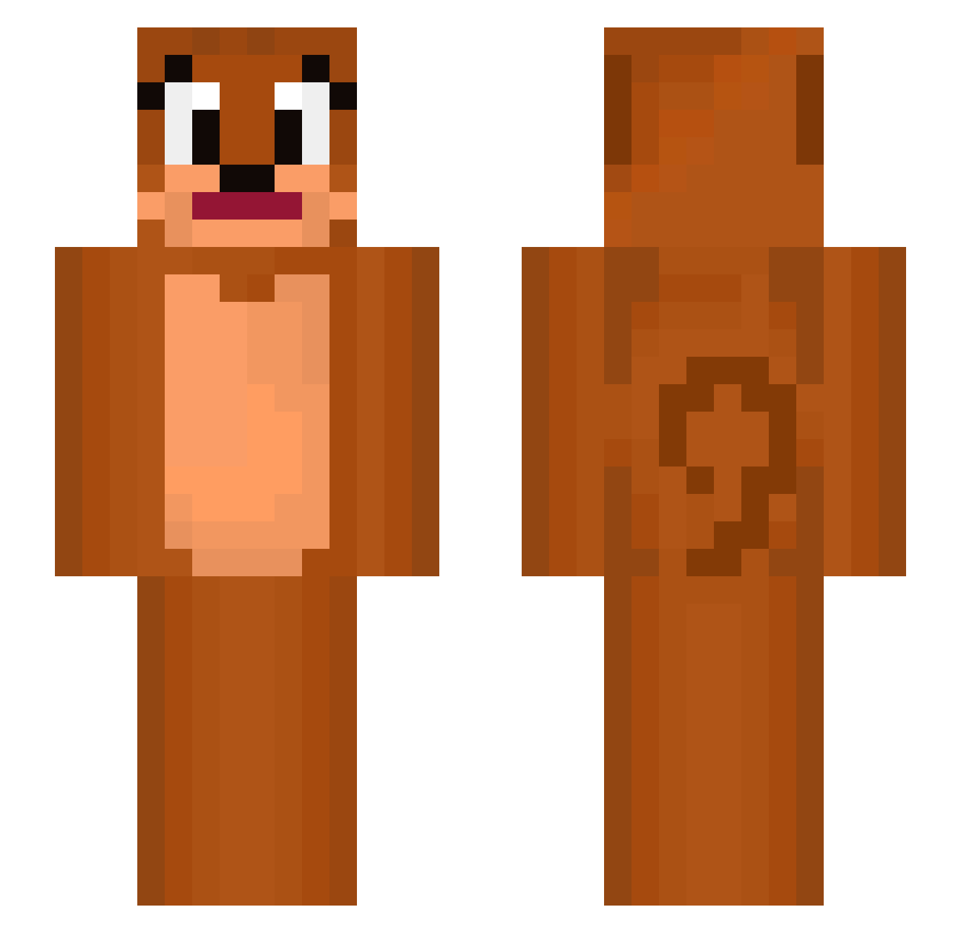 schnitzelburger_ Minecraft skin, front and back view
