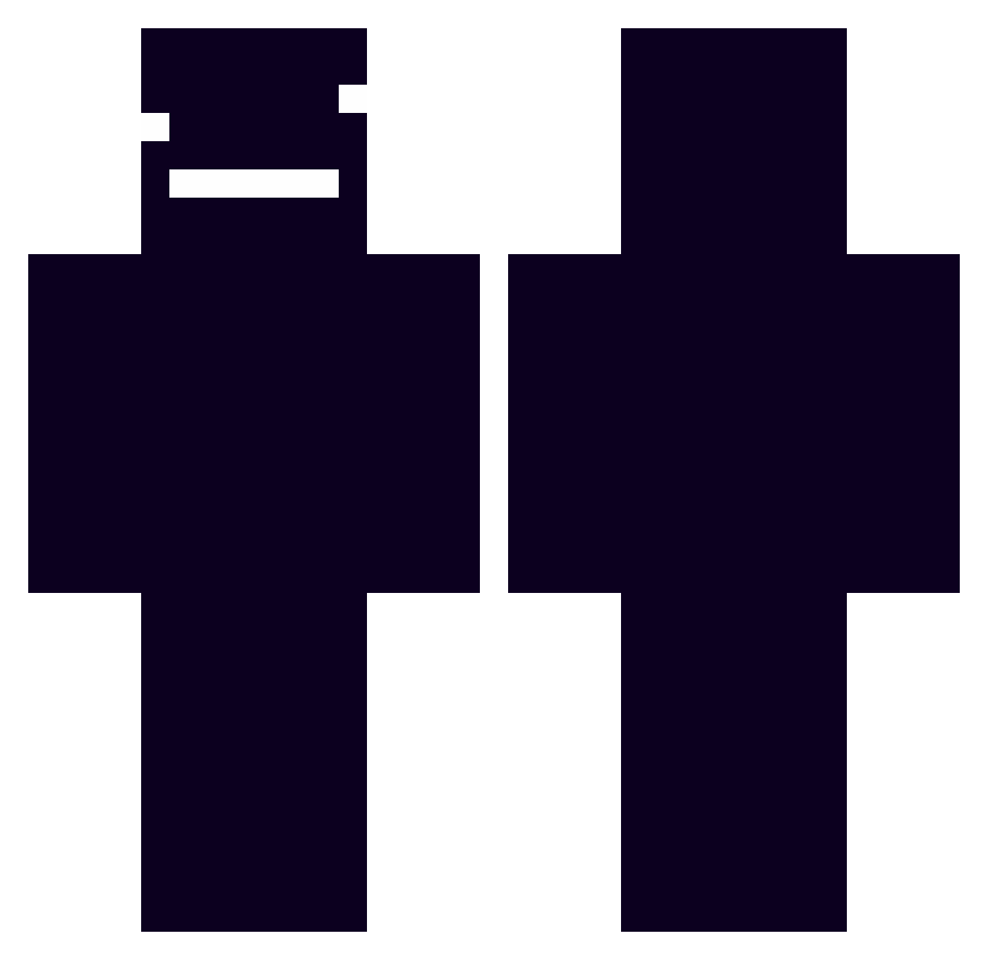 srutus Minecraft skin, front and back view