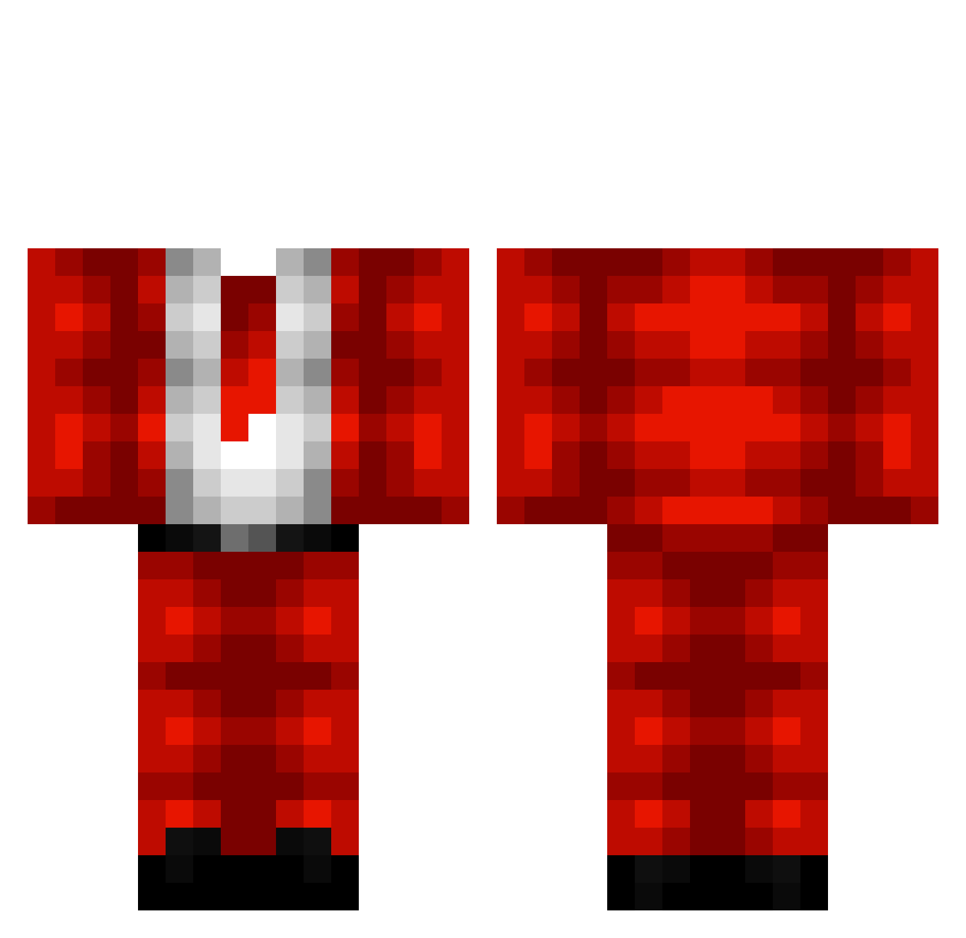 oglien Minecraft skin, front and back view