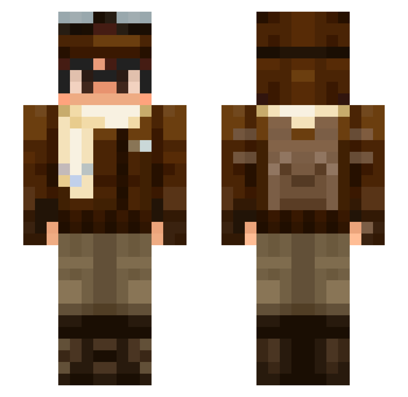 devonthedog148 Minecraft skin, front and back view
