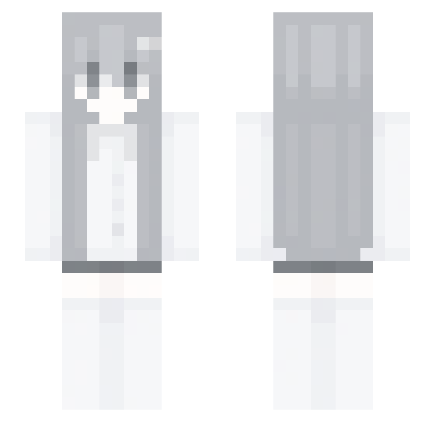 Kaeemii Minecraft skin, front and back view