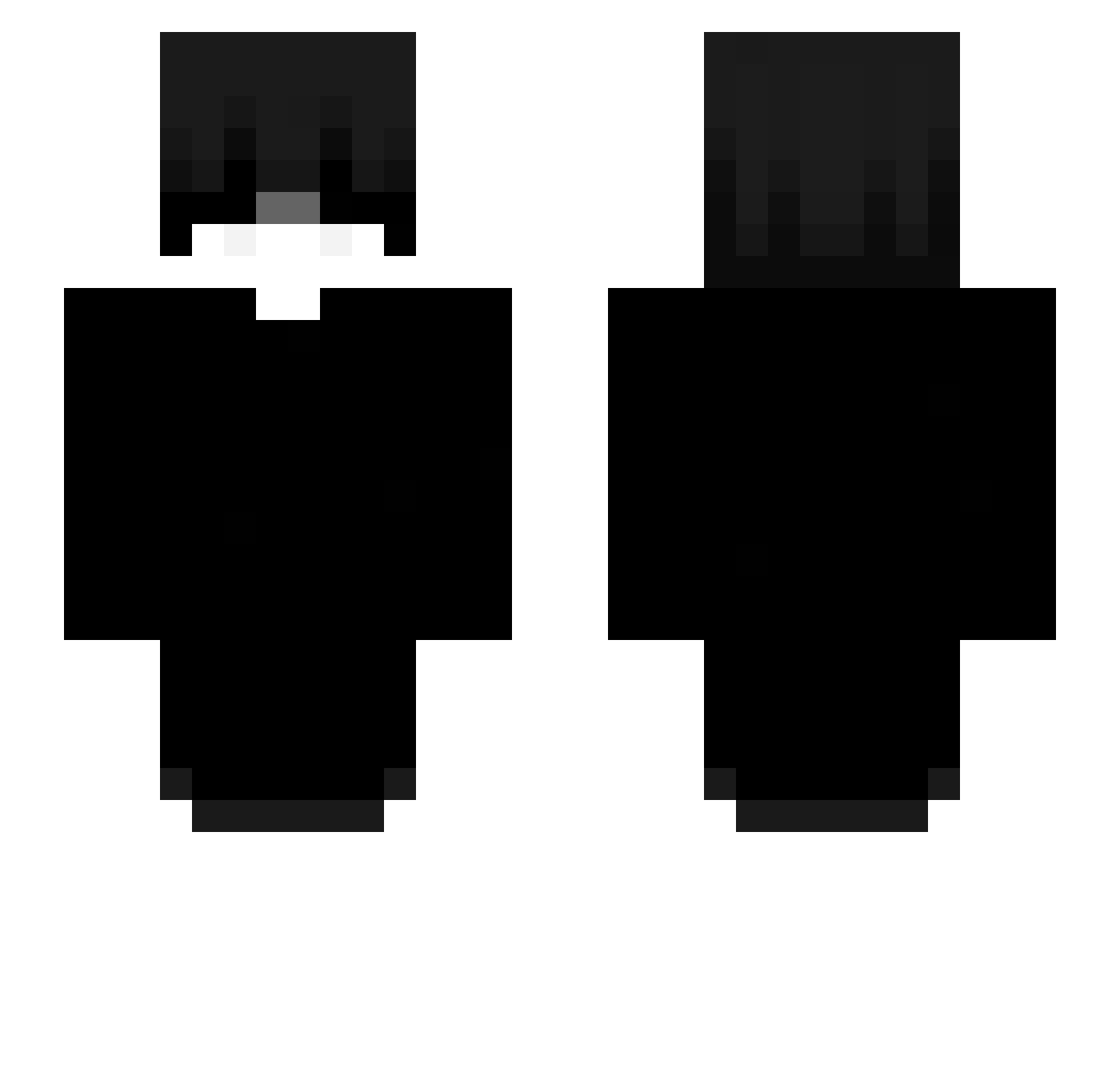 skyofthebroken Minecraft skin, front and back view