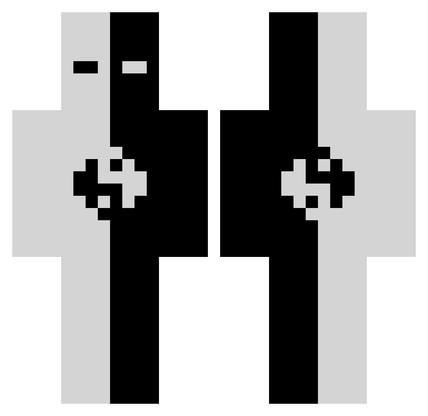 ngwskorr Minecraft skin, front and back view