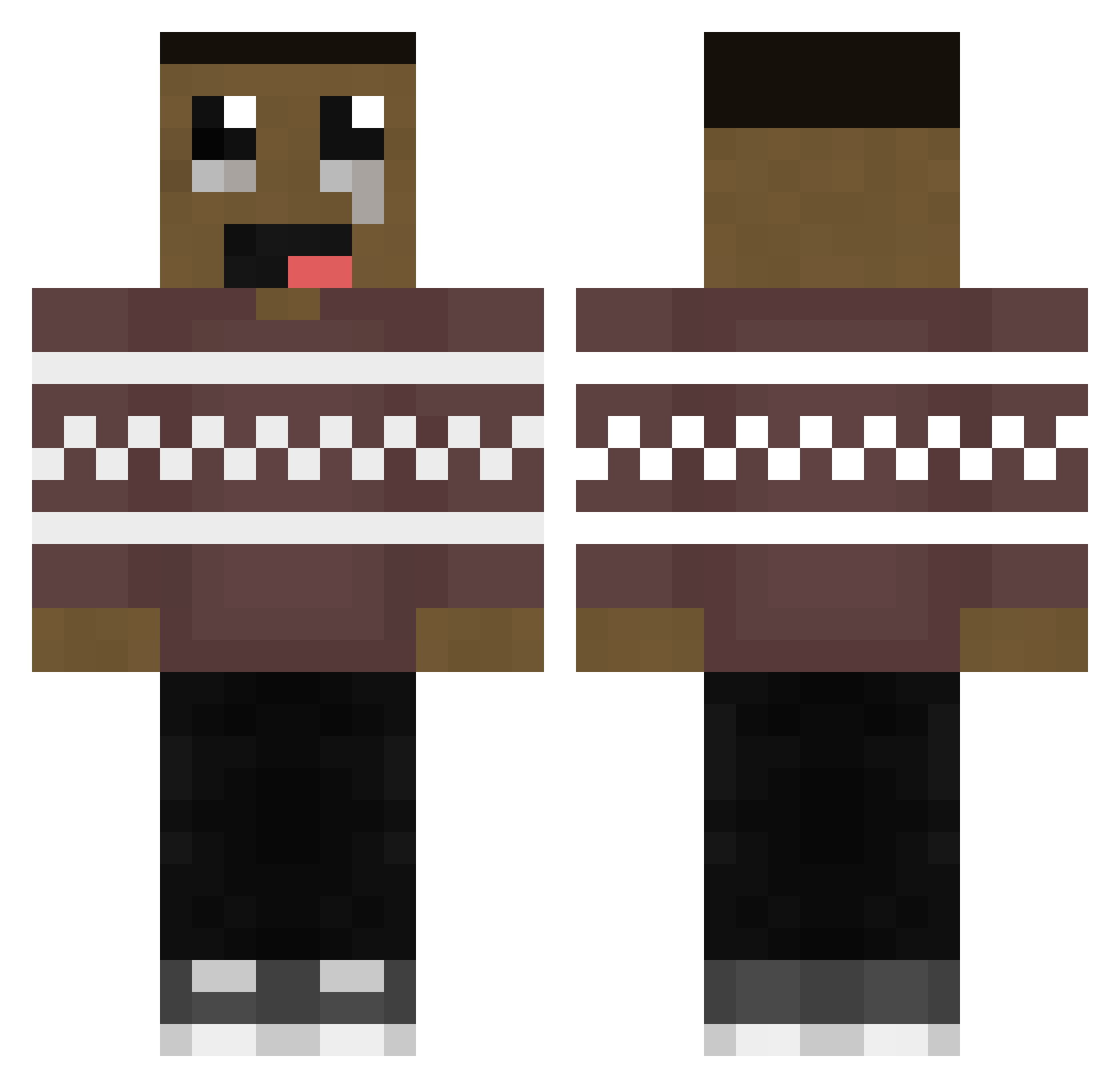 lotuz749_ Minecraft skin, front and back view