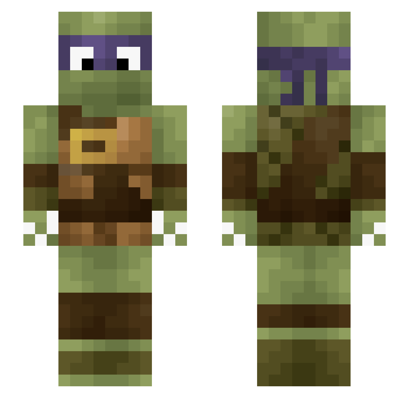 perunapeppu123 Minecraft skin, front and back view