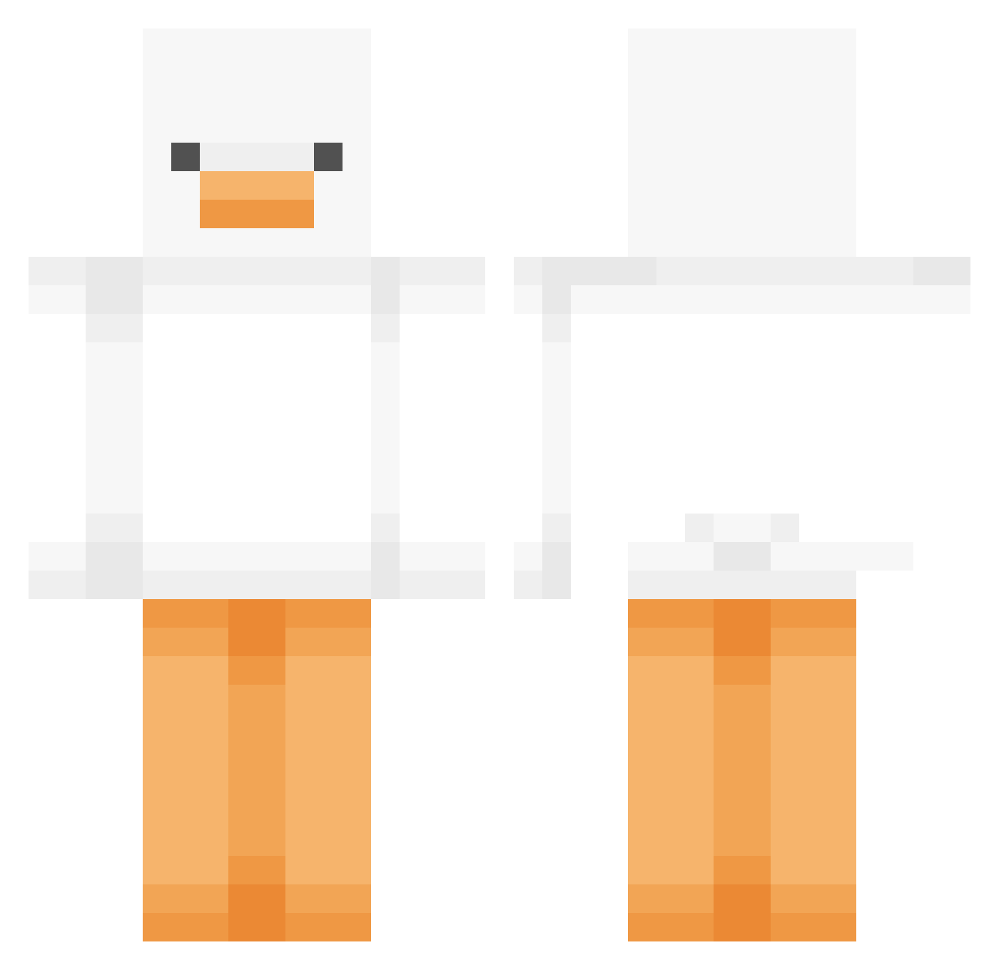 Psycho_9 Minecraft skin, front and back view