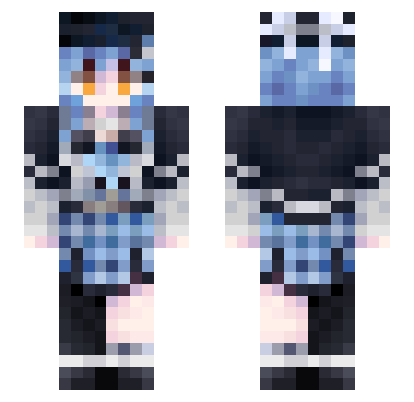 shengyi_5 Minecraft skin, front and back view