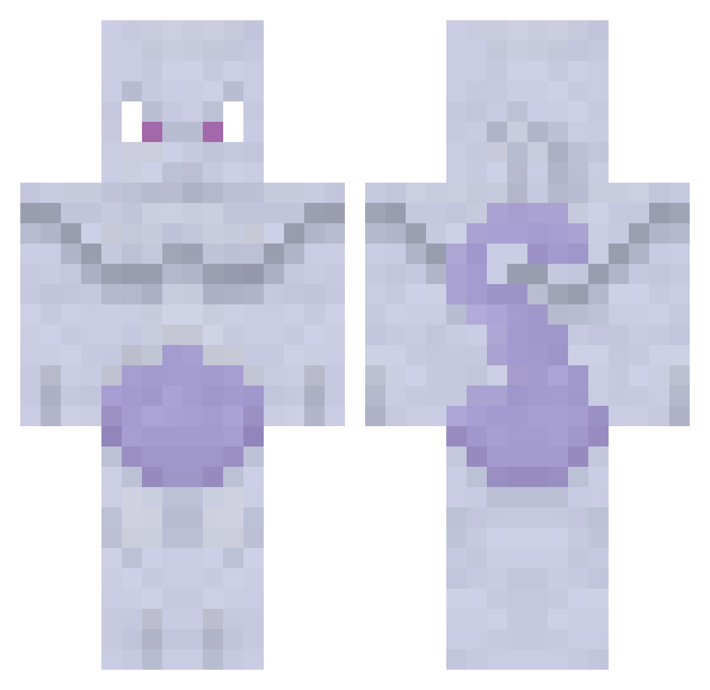dragonflygrl23 Minecraft skin, front and back view