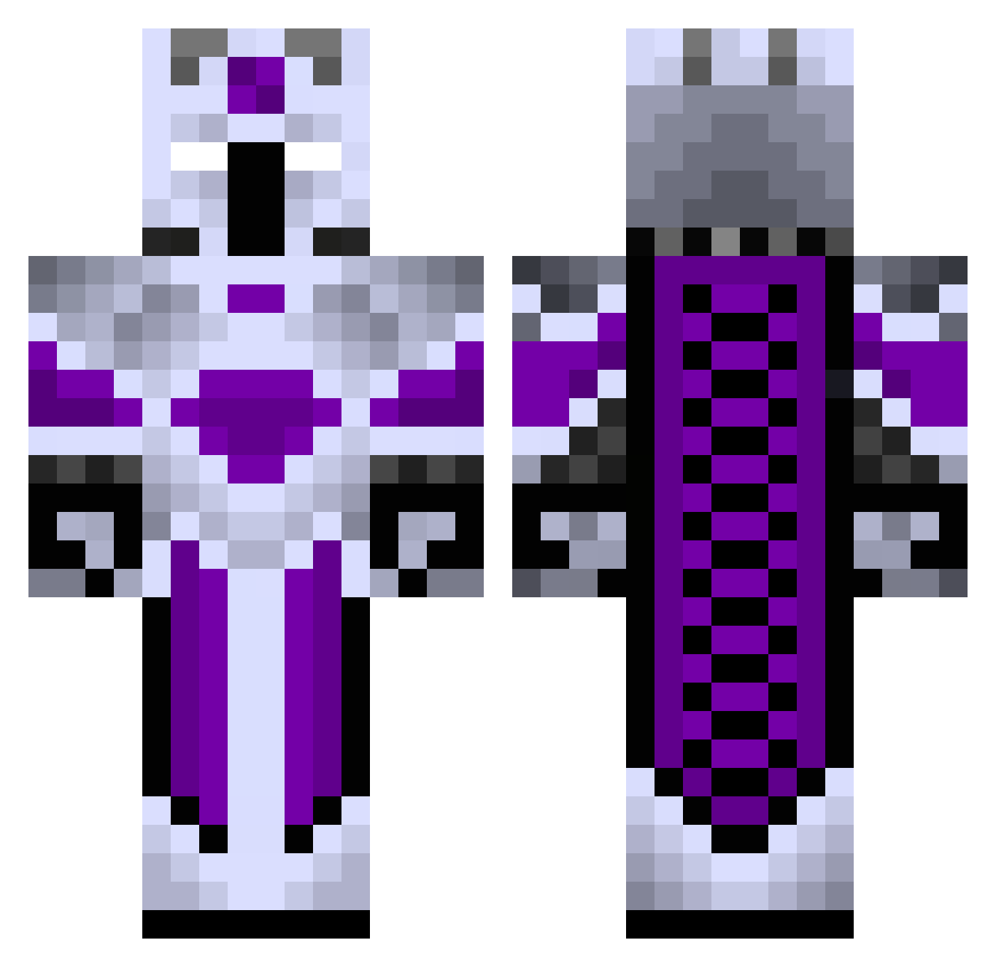 EllItE_ViiRuS Minecraft skin, front and back view