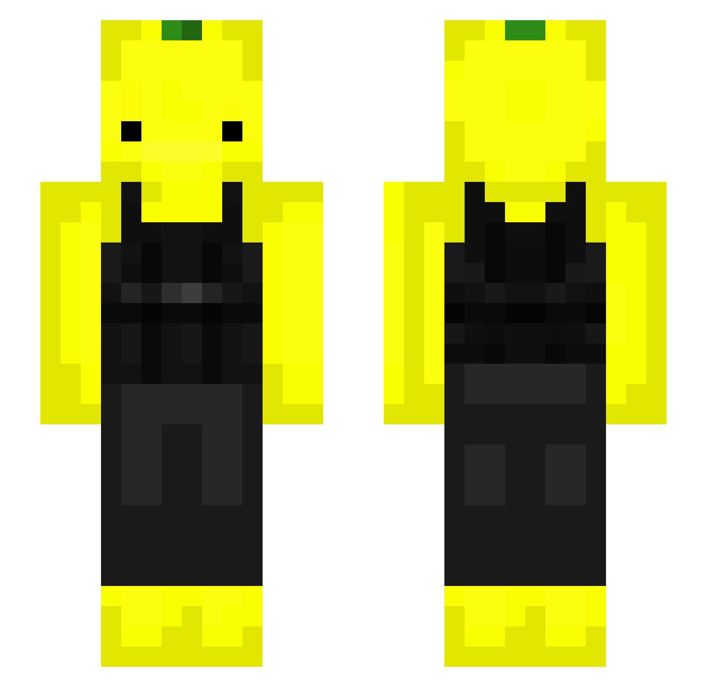 NeroSzn Minecraft skin, front and back view