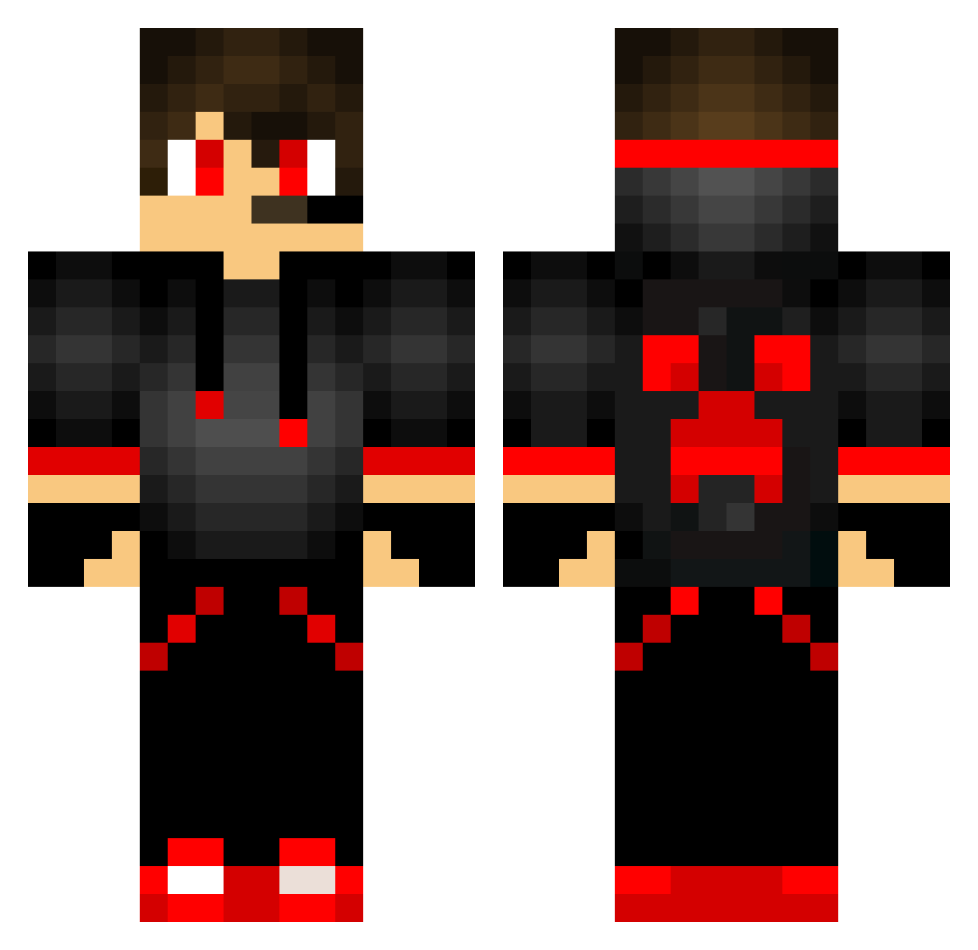 _Geio_ Minecraft skin, front and back view