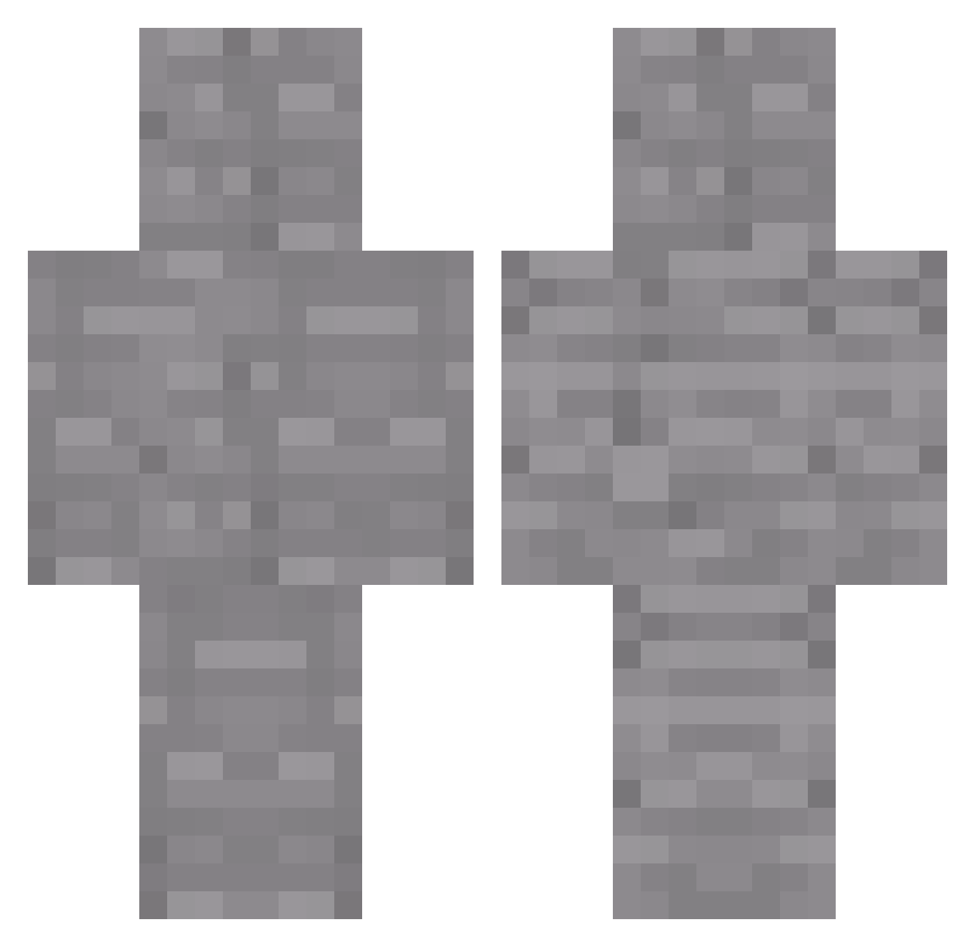 newbieeee1 Minecraft skin, front and back view