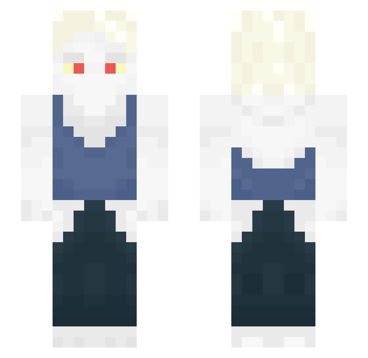 CHErOBUK Minecraft skin, front and back view