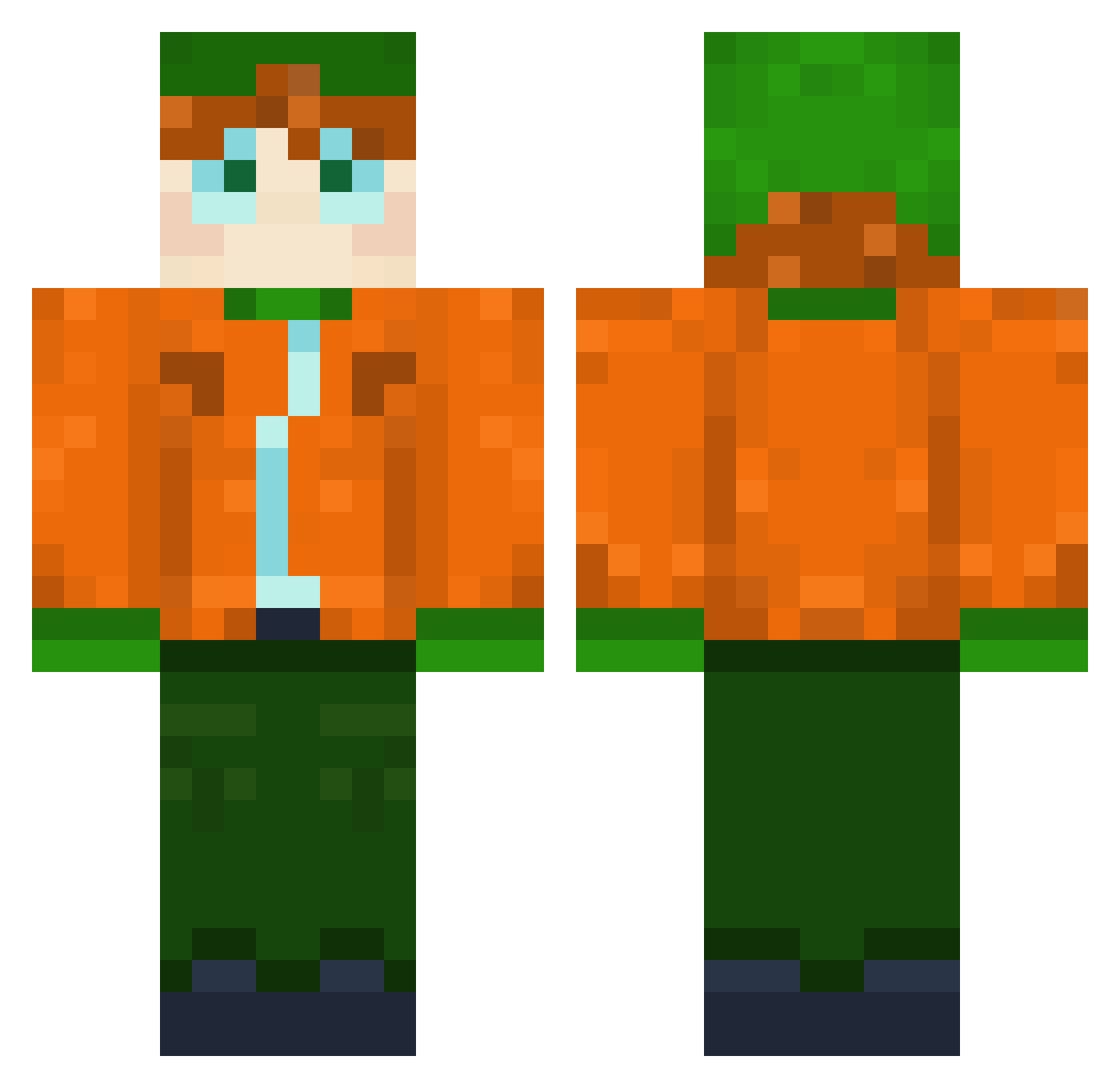 hyp3rspac3_ Minecraft skin, front and back view