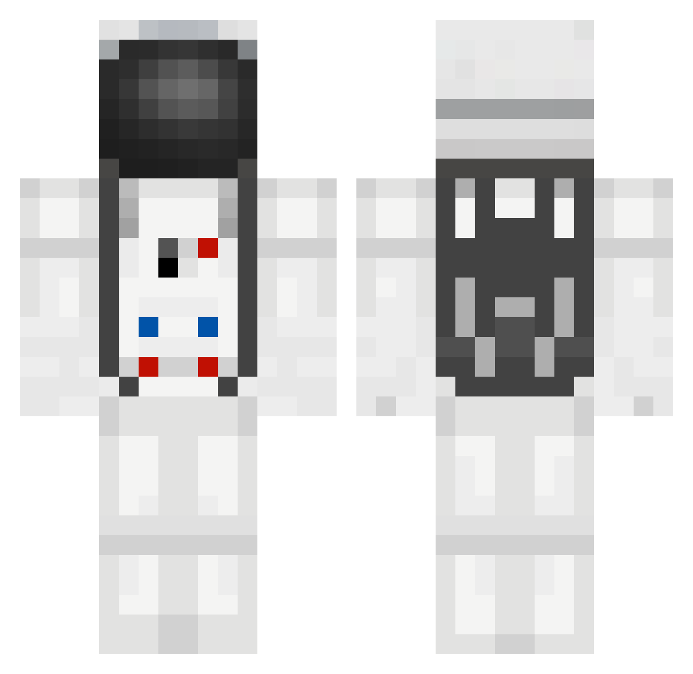 0325am Minecraft skin, front and back view