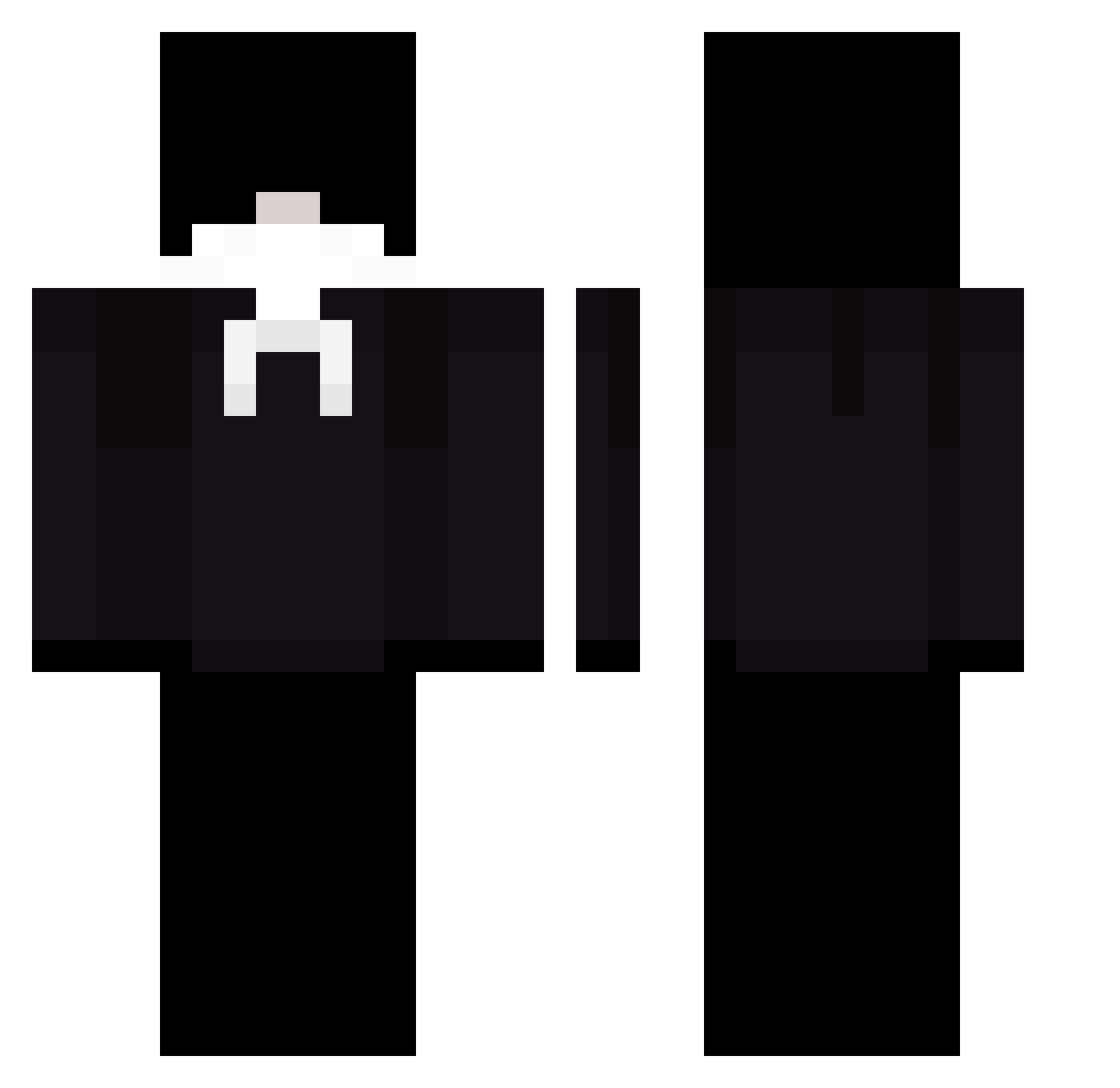 RMX0842 Minecraft skin, front and back view