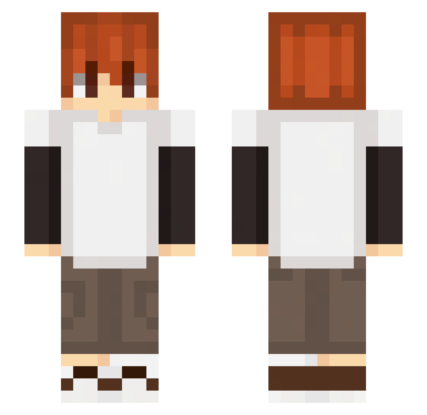 Timmy363 Minecraft skin, front and back view