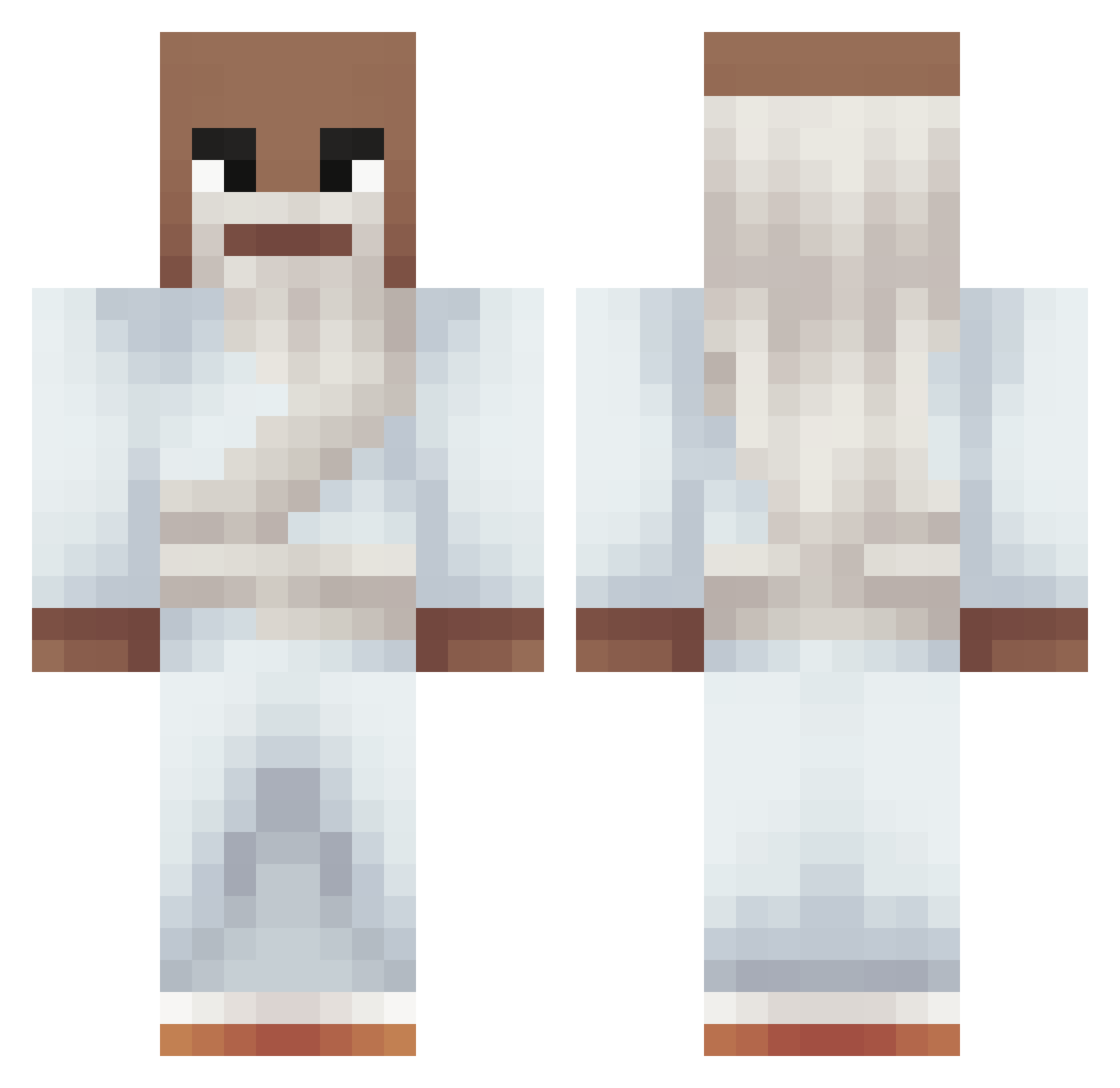 rodrigobtorres Minecraft skin, front and back view