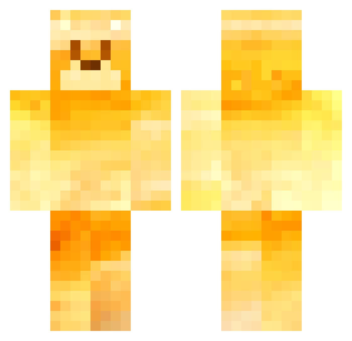 RegentThraggXIX Minecraft skin, front and back view