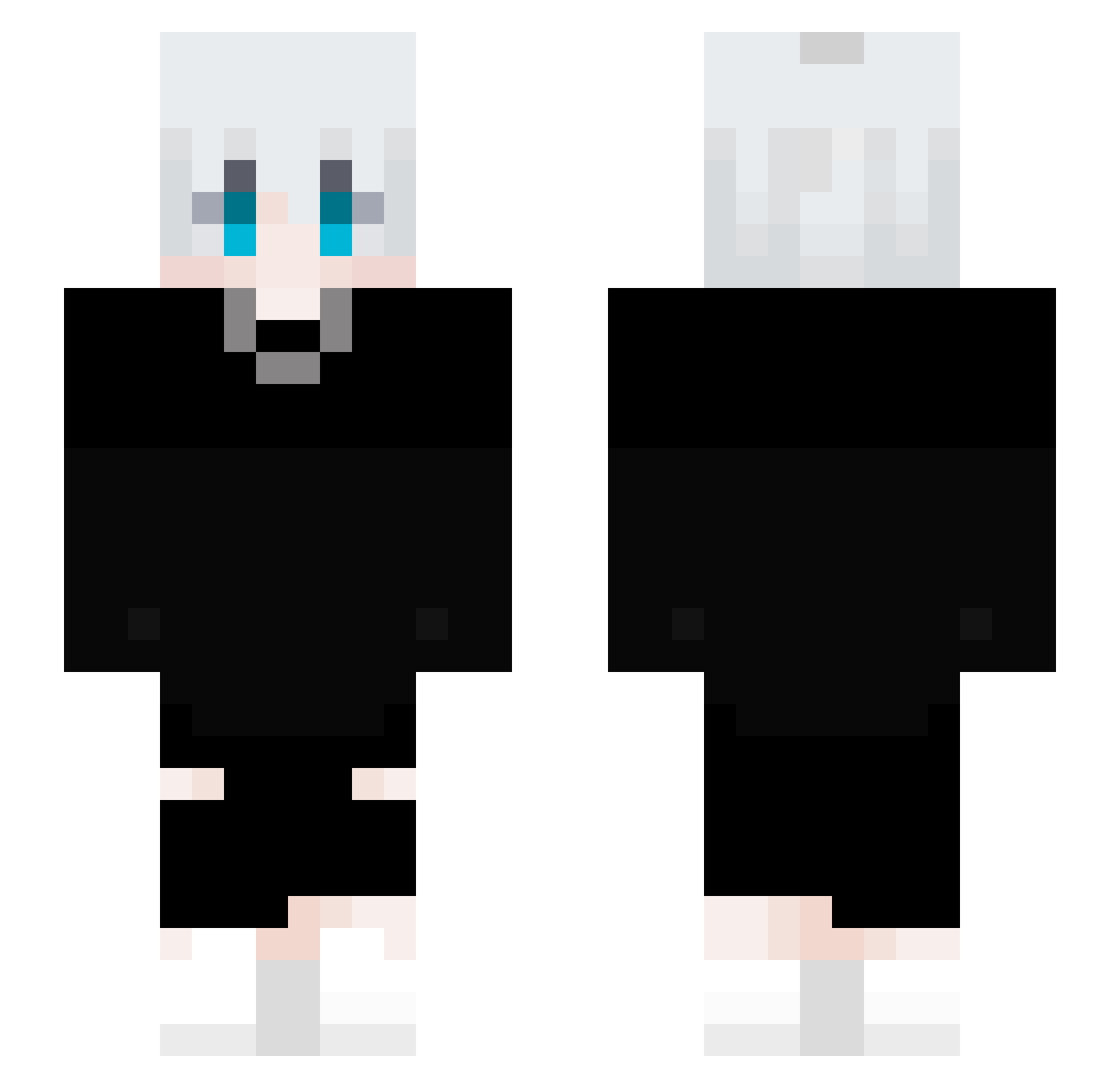 yokaitix_ Minecraft skin, front and back view