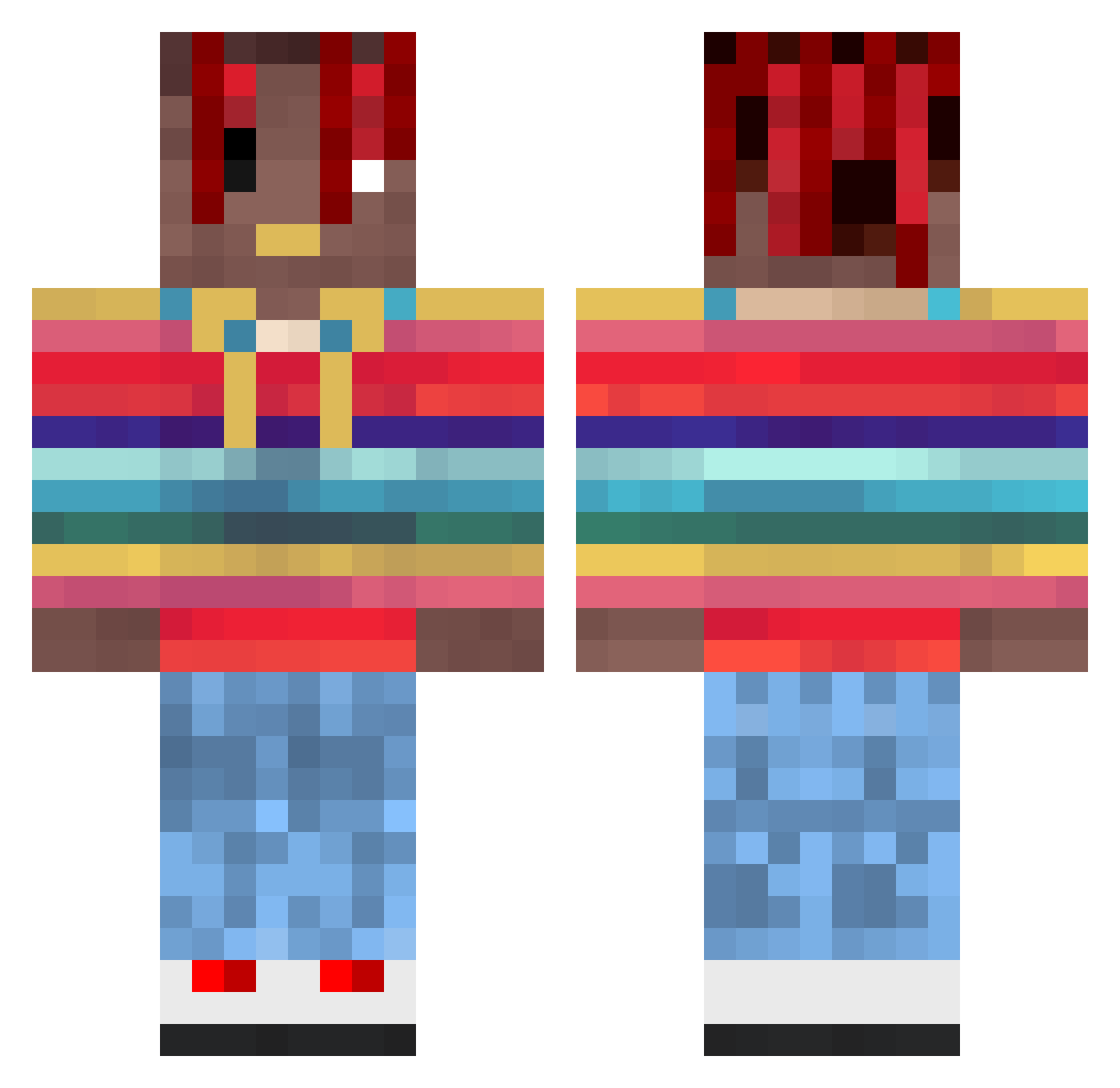 soloinembloke3 Minecraft skin, front and back view
