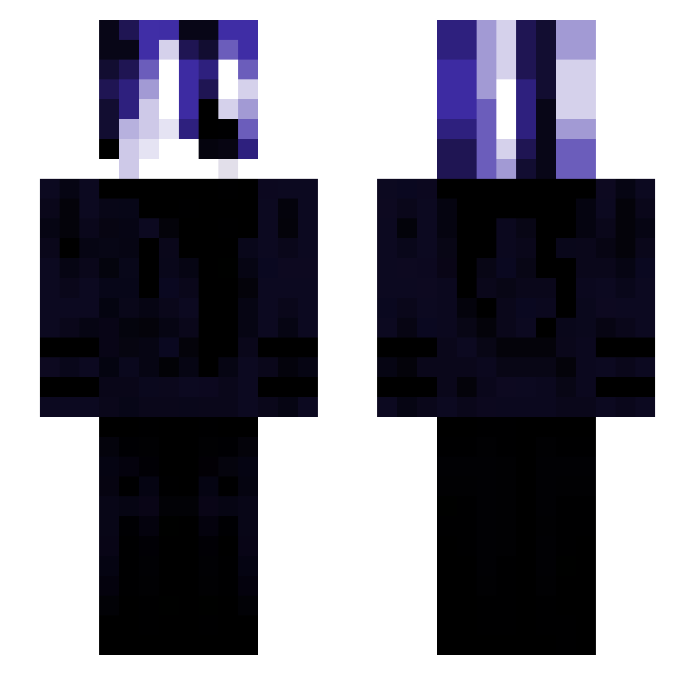 ty_lol Minecraft skin, front and back view