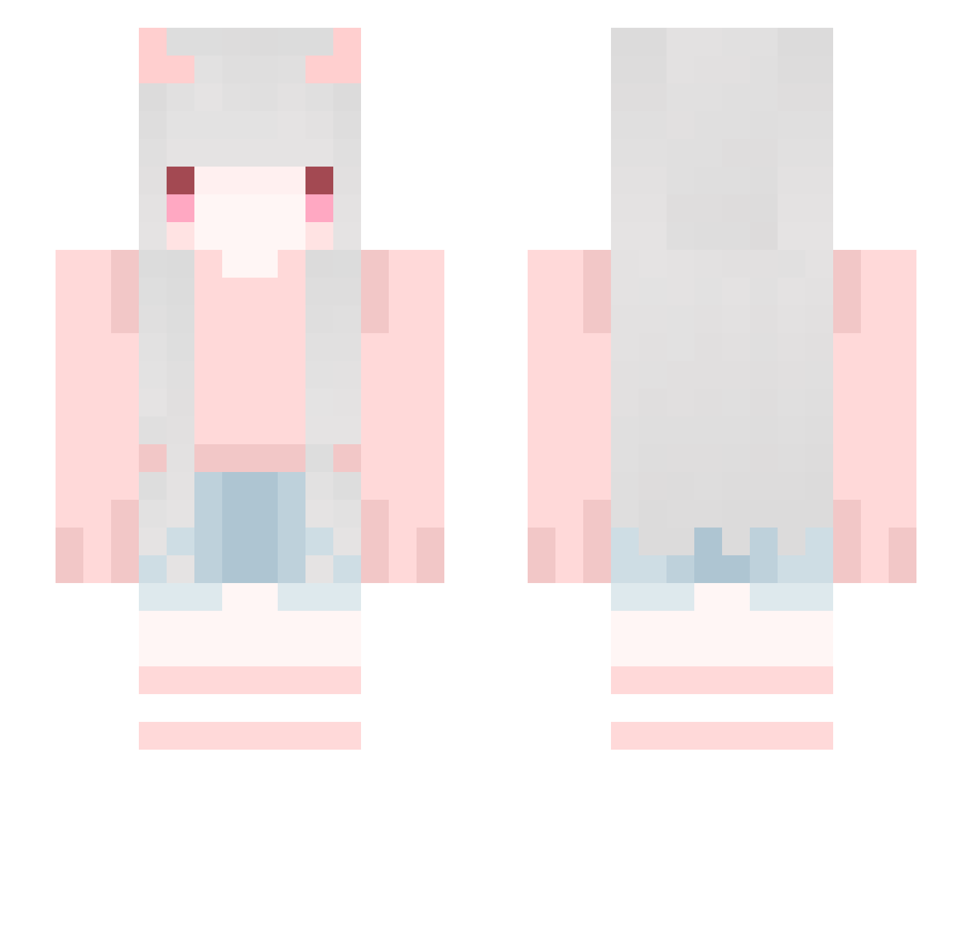 SonDia_ Minecraft skin, front and back view
