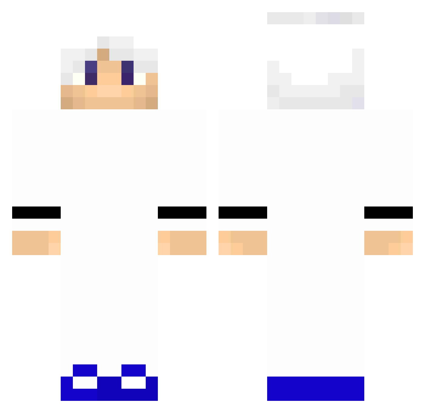 RuizinhoPenacova Minecraft skin, front and back view