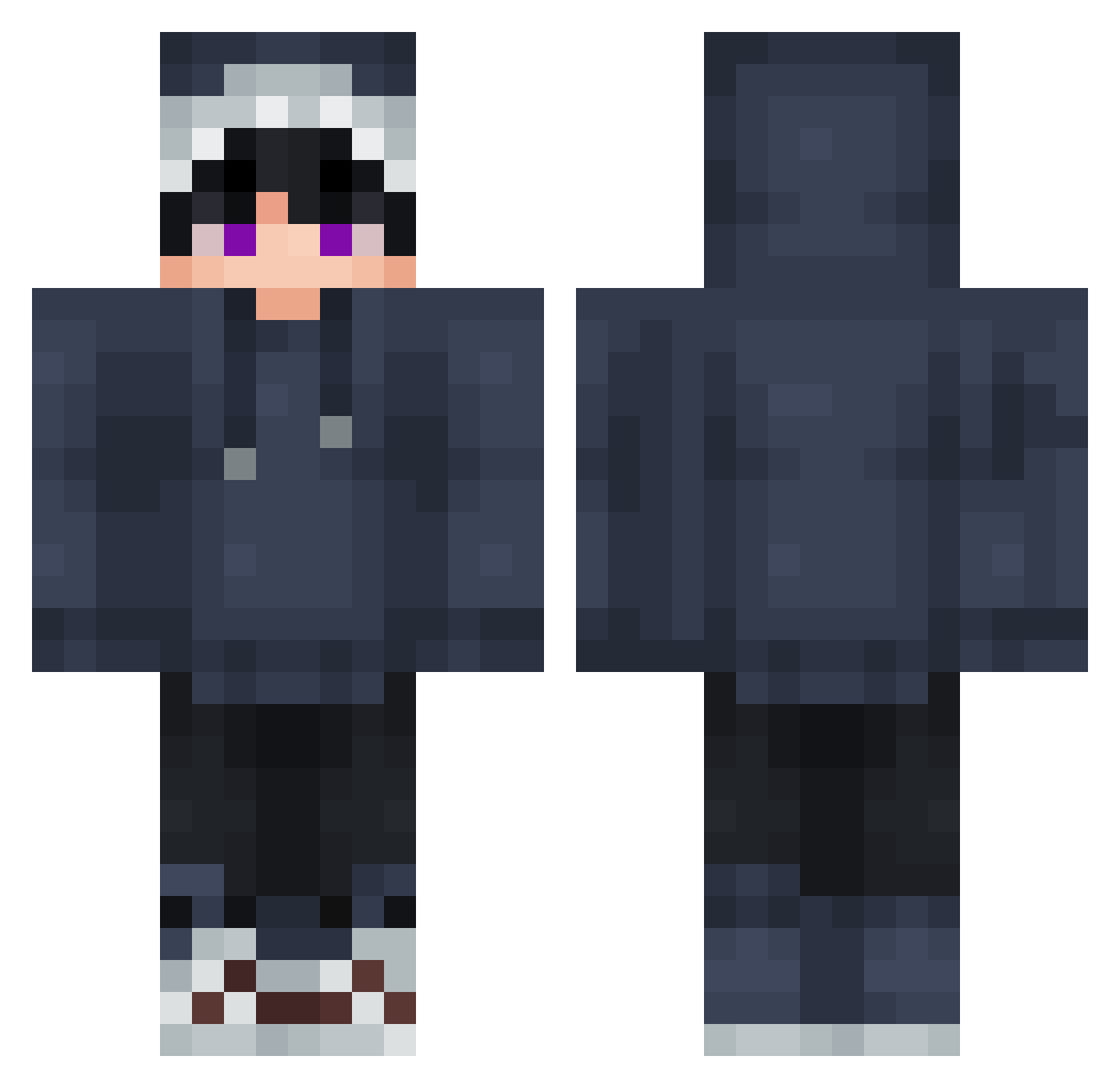 TheMarco01 Minecraft skin, front and back view