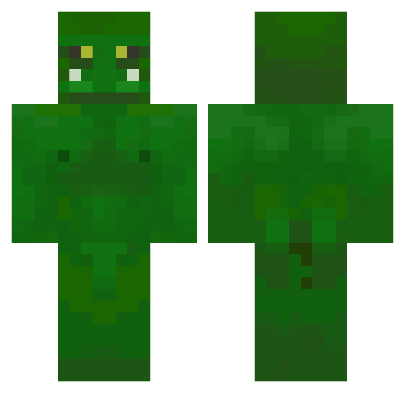 chlopaczekhula Minecraft skin, front and back view