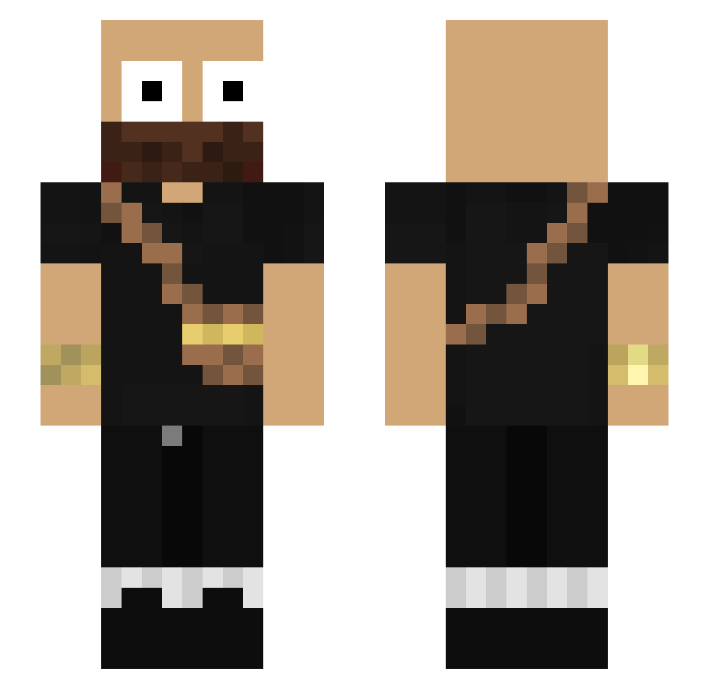xNathan_ Minecraft skin, front and back view