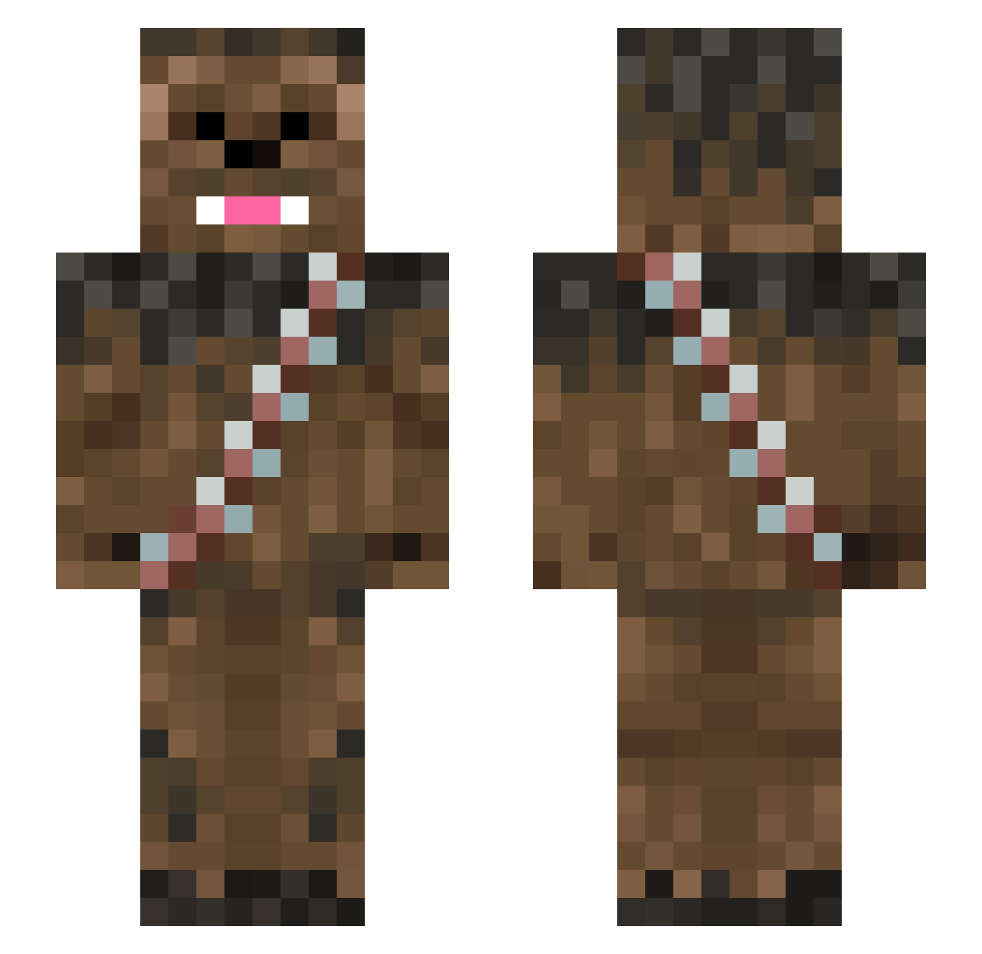 angelaaa25 Minecraft skin, front and back view