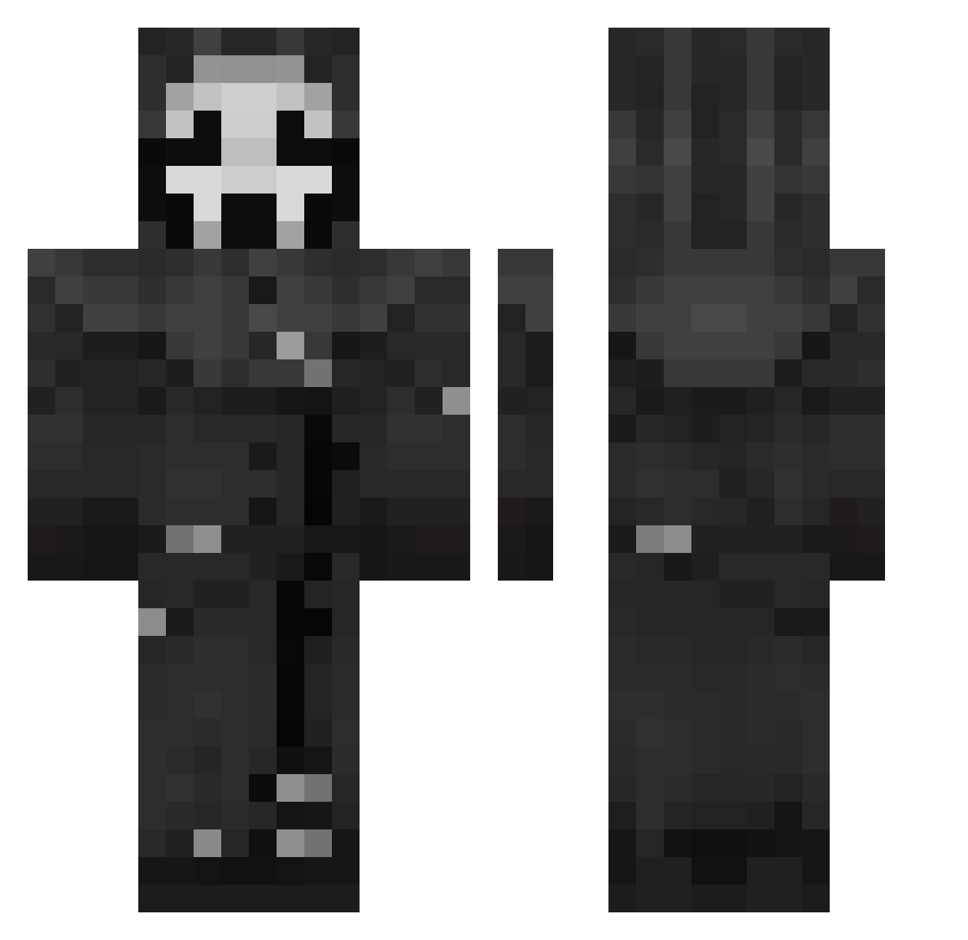 rikamaro1987 Minecraft skin, front and back view