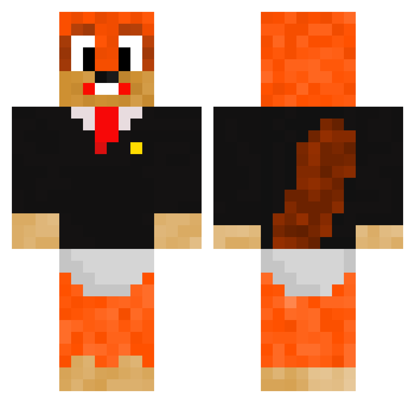 tishua_ Minecraft skin, front and back view