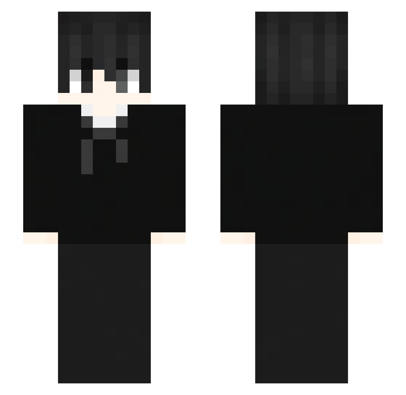 yLuisss_ Minecraft skin, front and back view